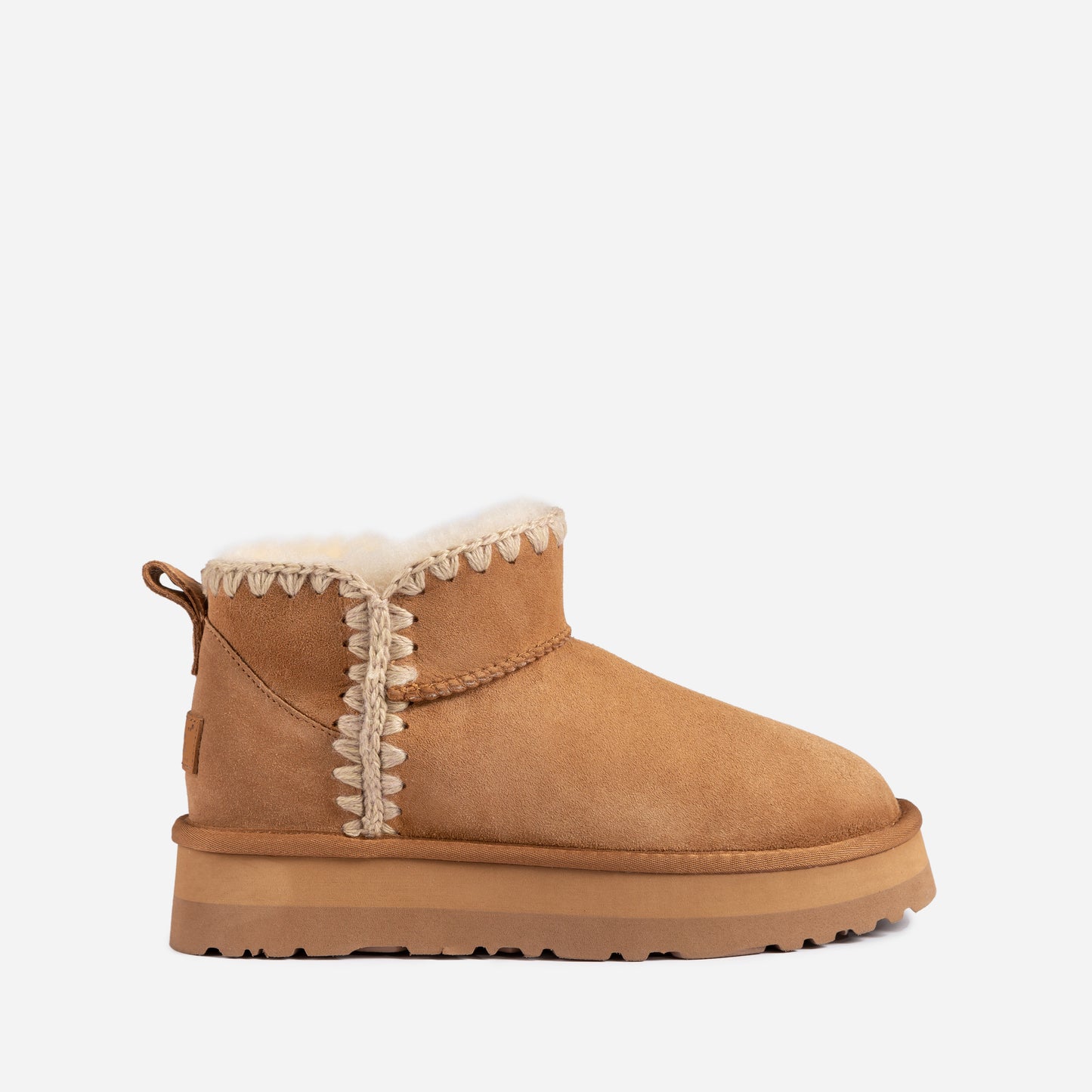 OB802PUGG ESKIMO PLATFORM MINI BOOTS(WATER RESISTANT)