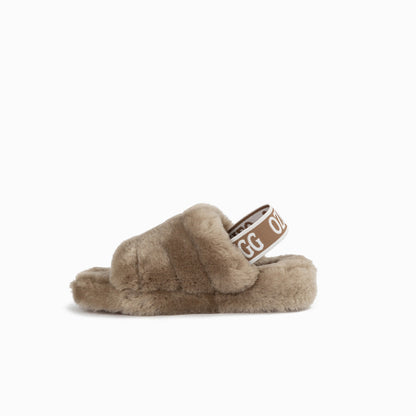 Ugg Kids Brooklyn Fluff Slide OB748