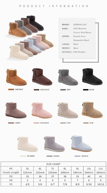 UGG CLASSIC MINI BOOTS(WATER RESISTANT) OB360