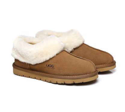 Unisex Sheepskin Homey Slippers
