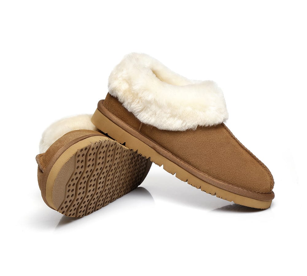 Unisex Sheepskin Homey Slippers