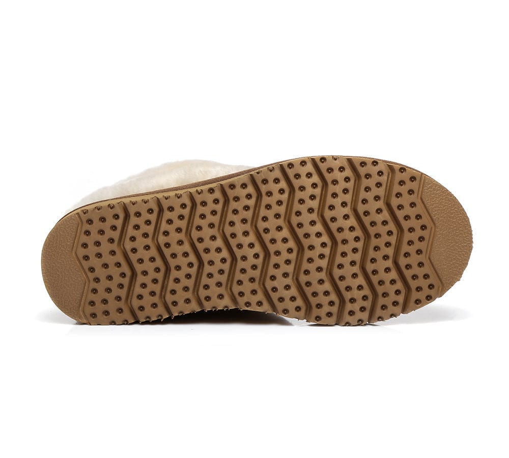 Unisex Sheepskin Homey Slippers